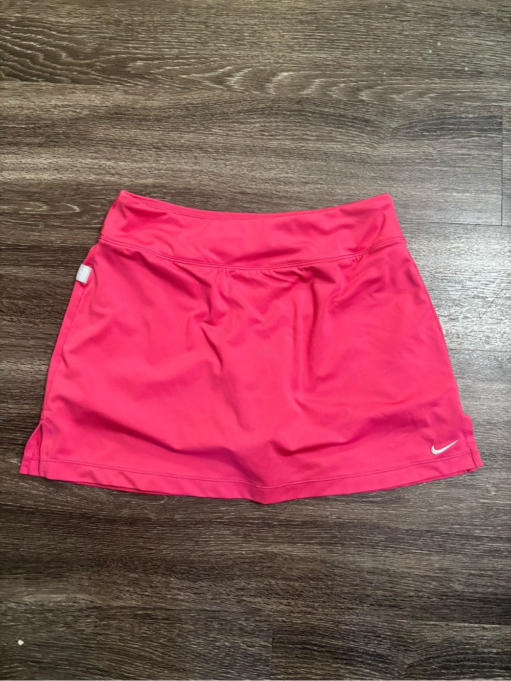 Nike Women’s Hot Pink Athletic Skort with White Swoosh
